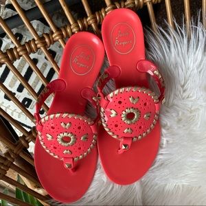 Jack Rogers jelly sandals